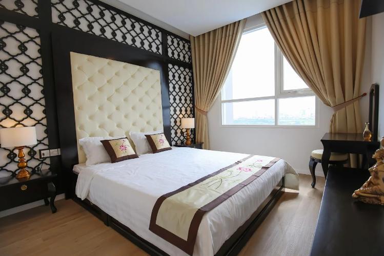Phòng ngủ căn hộ Sarimi Sala Đại Quang Minh Căn hộ Sarimi Sala Đại Quang Minh hướng ban công tây đầy đủ nội thất diện tích 88m²