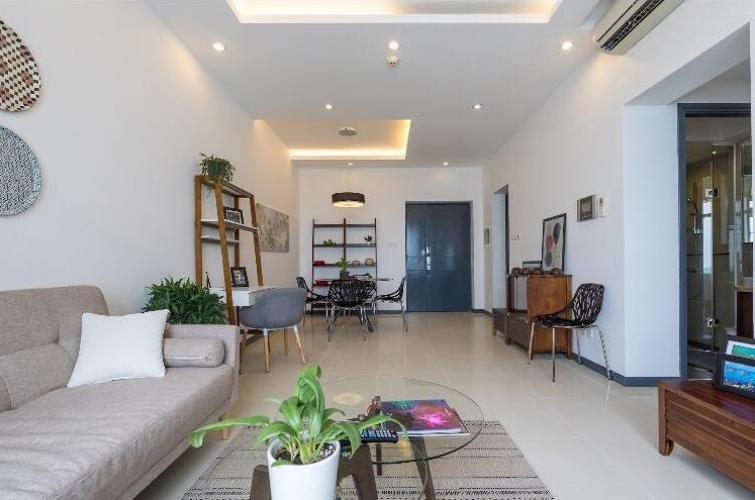 Phòng khách Saigon Pearl Quận Bình Thạnh Căn hộ Saigon Pearl tầng cao, đầy đủ nội thất