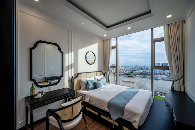 Căn hộ Empire City, Quận 2 Căn hộ Empire City tầng 21 có 3 phòng ngủ, view đón gió thoáng mát.