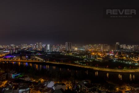 view nhìn ra phía ngoài căn hộ sài gòn mia Cho thuê căn hộ Saigon Mia đầy đủ nội thất hiện đại và tiện nghi.