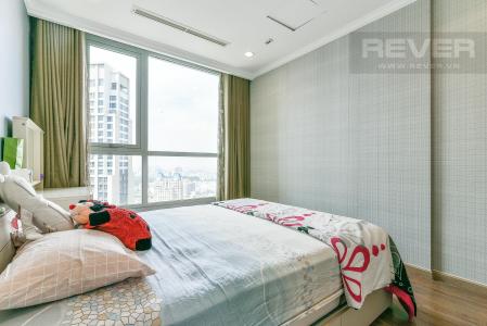 Phòng ngủ căn hộ VINHOMES CENTRAL PARK Căn hộ Vinhomes Central Park hướng ban công tây nam đầy đủ nội thất diện tích 54m²