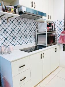 bếp căn hộ The Sun Avenue Căn hộ The Sun Avenue view thành phố thoáng đãng