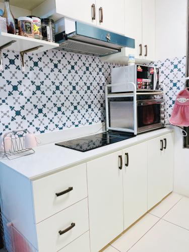 bếp căn hộ The Sun Avenue Căn hộ The Sun Avenue view thành phố thoáng đãng