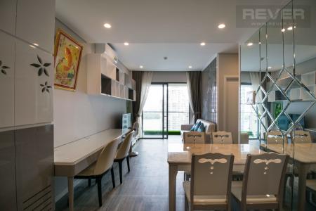 Phòng Khách Bán hoặc cho thuê căn hộ Diamond Island - Đảo Kim Cương 1PN, đầy đủ nội thất, view sông Sài Gòn