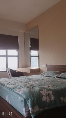 phòng ngủ căn hộ  3 phòng ngủ the sun avenue Căn hộ The Sun Avenue hướng ban công tây nam đầy đủ nội thất diện tích 109m²