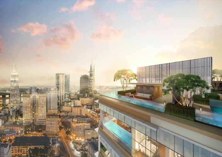 Phối cảnh dự án THE MARQ Bán căn hộ The Marq 1PN, tầng 11, đầy đủ nội thất, chưa bàn giao