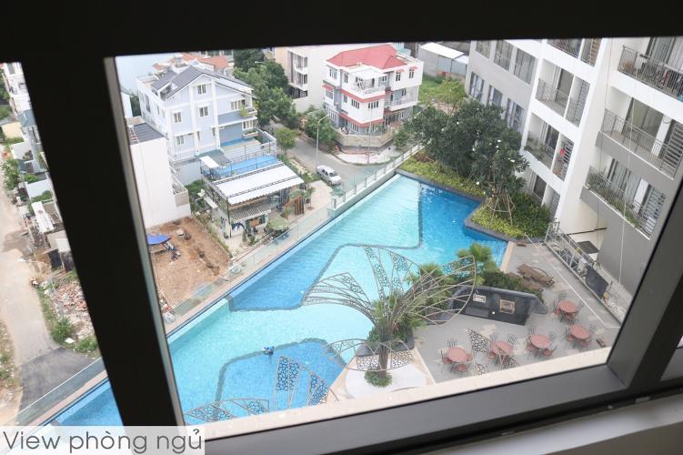 View Officetel The Sun Avenue 1PN Officetel The Sun Avenue tầng trung, ban công hướng Tây Nam 