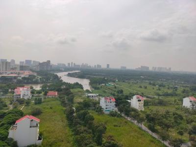 View từ căn hộ Saigon South Residence Bán căn hộ thô Saigon South Residence hướng Đông đón nắng, view sông.