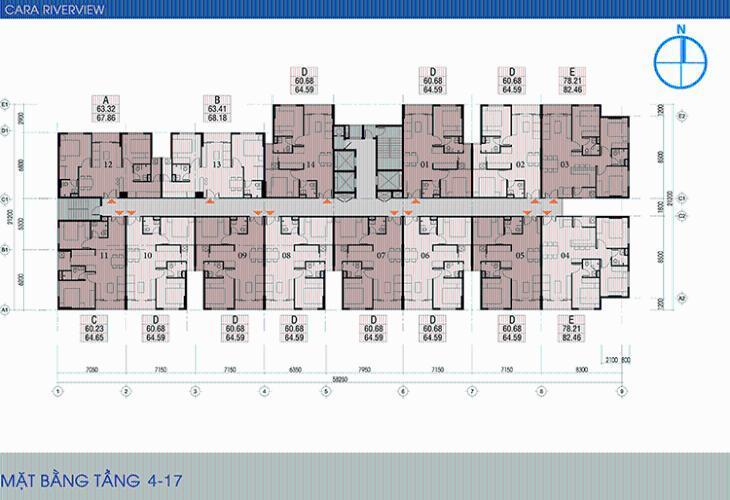 Layout West Intela, Quận 8 Căn hộ West Intela tầng trung, bàn giao nội thất cơ bản.