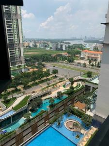 View Căn hộ Feliz En Vista Duplex Feliz En Vista thiết kế 2 phòng ngủ, bàn giao thô.