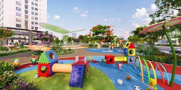 tiện ích căn hộ q7 boulevard Căn hộ Q7 Boulevard tầng thấp, 2 phòng ngủ, nội thất cơ bản.