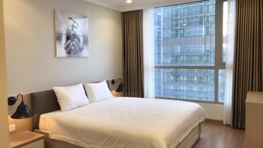 Phòng ngủ Vinhomes Central Park Căn hộ Vinhomes Central Park hướng ban công đông bắc đầy đủ nội thất diện tích 126m².