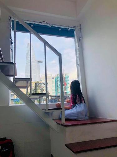 Cầu thang chung cư Nguyễn Thái Bình Bán căn hộ chung cư Nguyễn Thái Bình, phường Nguyễn Thái Bình, quận 1, diện tích 36m2, đầy đủ nội thất.