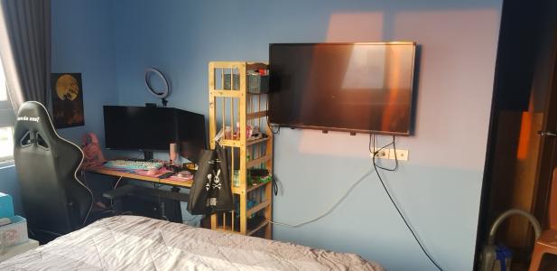 Phòng ngủ căn hộ Happy City, Huyện Bình Chánh Căn hộ Happy City tầng thấp nội thất cơ bản, tiện ích đầy đủ.