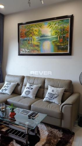 Phòng khách Diamond Lotus, Quận 8 Căn hộ Diamond Lotus tầng trung, view thành phố sầm uất.