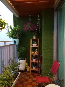 Ban công căn hộ Riviera Point Căn hộ tầng cao Riviera Point nội thất đầy đủ, view thành phố sầm uất.