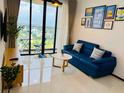 Căn hộ One Verandah, Quận 2 Căn hộ One Verandah tầng trung view sông thoáng mát, đầy đủ nội thất.