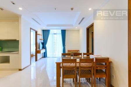 Phòng Khách Căn hộ Vinhomes Central Park đầy đủ nội thất diện tích 93m²