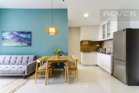 Phòng Ăn & Bếp Căn hộ Masteri An Phú tầng 11 diện tích 52m2, đầy đủ nội thất.