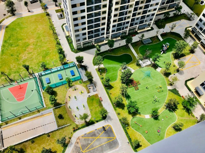 View căn hộ Vinhomes Grand Park, Quận 9 Căn hộ Vinhomes Grand Park tầng 21 không nội thất, cửa hướng Đông Nam.