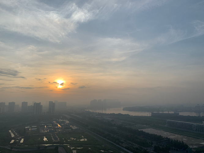 View căn hộ Sadora Apartment, Quận 2 Căn hộ Sadora Apartment tầng 2, view thành phố, đón nắng và gió thoáng mát.