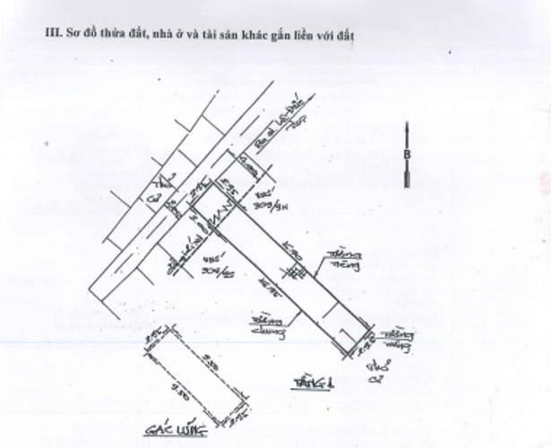 Bản vẽ nhà phố Quận Gò Vấp Nhà phố hướng Tây Bắc Quận Gò Vấp hẻm rộng 2.5m an ninh và dân trí.