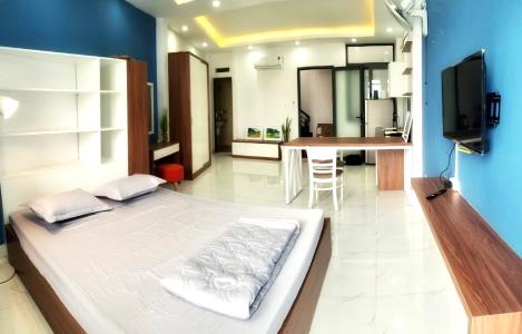 Phòng ngủ nhà phố Bình Thạnh Bán nhà mặt tiền quận Bình Thạnh, đầy đủ nội thất, thiết kế hiện đại.