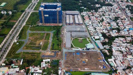 Phối cảnh căn hộ Q7 Boulevard Bán căn hộ Q7 Boulevard tầng trung, 2 phòng ngủ, diện tích 57m2, ban công hướng Bắc