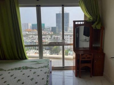 Phòng ngủ căn hộ An Phú Apartment, Quận 6 Căn hộ An Phú Apartment có 2 phòng ngủ đón view thành phố tuyệt đẹp.