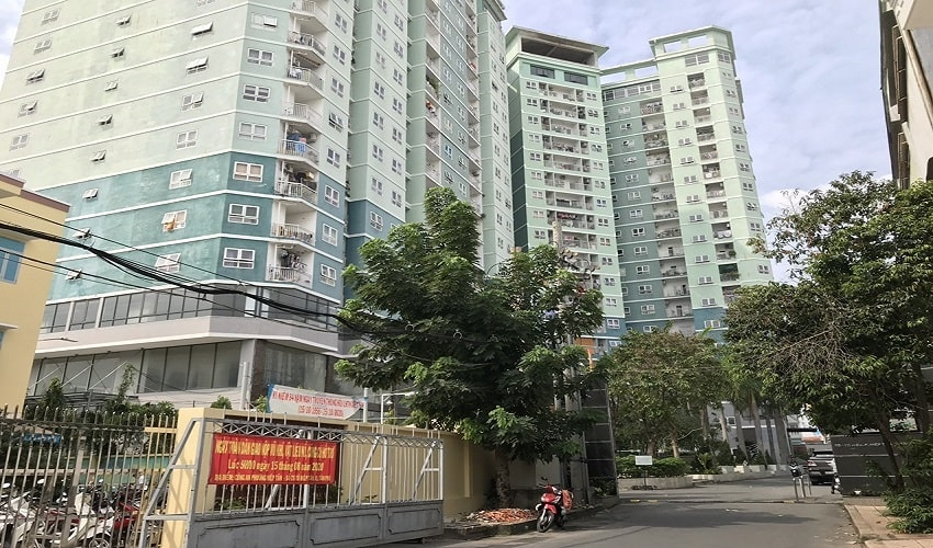 Căn hộ 8X Đầm Sen, Quận Tân Phú Căn hộ 8X Đầm Sen tầng 16 tiện di chuyển, bàn giao đầy đủ nội thất.