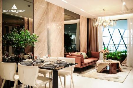 Nhà mẫu căn hộ Opal Skyline Căn hộ Opal Skyline bàn giao nội thất cơ bản, view thoáng mát.