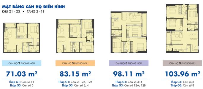 Layout căn hộ Sunrise Riverside, Huyện Nhà Bè Căn hộ Sunrise Riverside ban công hướng Tây, thiết kế hiện đại.