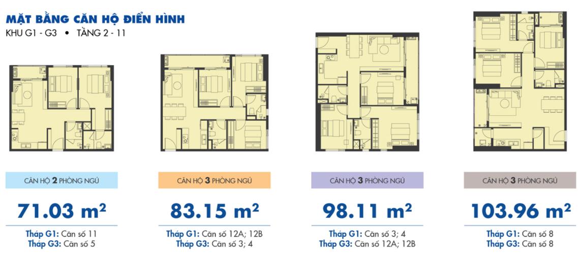 Layout căn hộ Sunrise Riverside, Huyện Nhà Bè Căn hộ Sunrise Riverside ban công hướng Tây, thiết kế hiện đại.