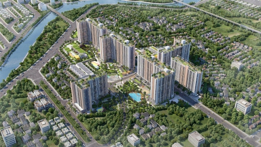 Căn hộ Picity High Park, Quận 12 Căn hộ Picity High Park diện tích 57.64m2, không gian thoáng đãng.