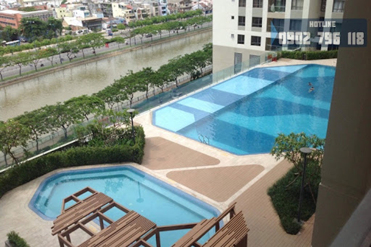 Tiện ích căn hộ The Gold View, Quận 4 Căn hộ The Gold View tầng 31 diện tích 80m2, đầy đủ nội thất.