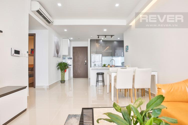 Phòng Khách Căn hộ The Tresor 2 phòng ngủ tầng cao TS1 view sông, full nội thất