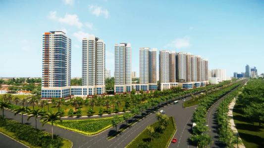 dự án căn hộ The Sun Avenue Officetel The Sun Avenue 1PN diện tích 48 m2, không có nội thất