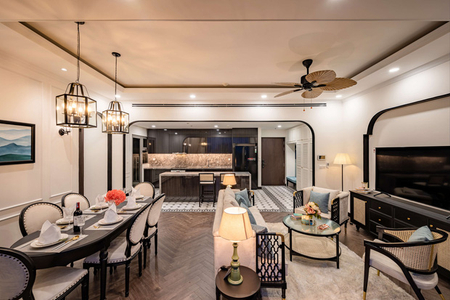 Căn hộ Empire City, Quận 2 Căn hộ Empire City tầng 21 có 3 phòng ngủ, view đón gió thoáng mát.