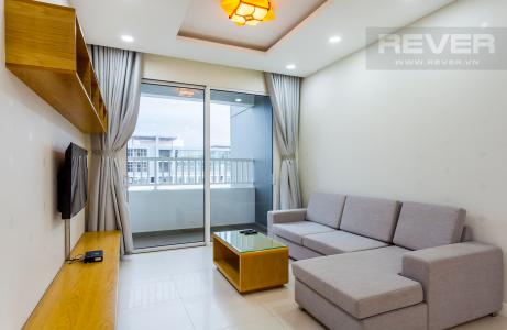 Phòng khách Căn góc Lexington Residence tầng cao LB đầy đủ nội thất, tiện nghi