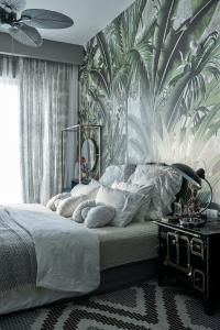 Phòng ngủ căn hộ Gateway Thảo Điền, Quận 2 Căn hộ Gateway Thảo Điền nội thất nhập khẩu, được đăng trên tạp chí Elle Decoration 2019