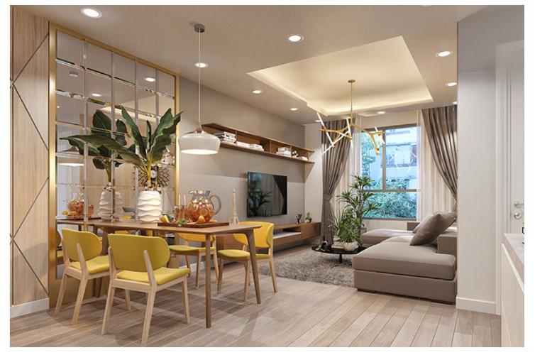 Phối cảnh căn hộ Topaz Elite Căn hộ Topaz Elite ban công hướng Đông Nam, tầng cao.