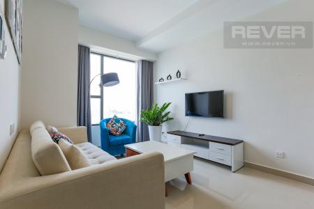 Phòng Khách Căn hộ RiverGate Residence 2 phòng ngủ tầng trung tháp A view sông