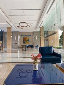 Sảnh dự án Safira Khang Điền Căn hộ Safira Khang Điền có 2 phòng ngủ, đầy đủ nội thất.