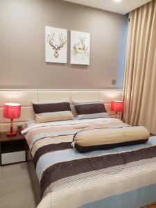 Không gian căn hộ Vinhomes Golden River, Quận 1 Căn hộ Vinhomes Golden River đầy đủ nội thất, tầng cao view thoáng mát.