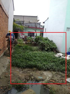 Đất nền Quận 12 Đất nền có 2 mặt tiền đường Võ Thị Thửa, diện tích 50m2 vuông vắn.