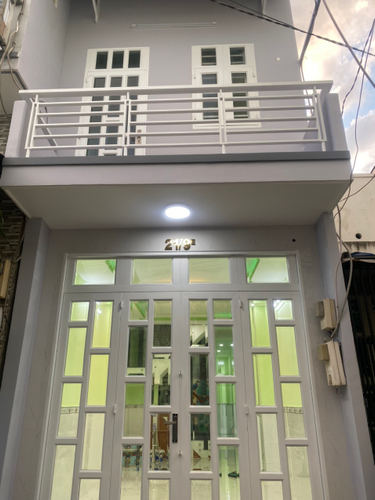 Mặt tiền nhà phố Quận 7 Nhà phố thiết kế 1 trệt, 1 lầu diện tích 44m2 khu vực dân cư hiện hữu.