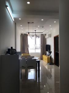 Phòng khách The CBD Premium Home, Quận 2 Căn hộ The CBD Premium Home tầng trung, nội thất cơ bản