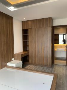 Phòng ngủ căn hộ Riviera Point, Quận 7 Căn hộ tầng 8 Riviera Point cửa hướng Tây Bắc, view thoáng mát.