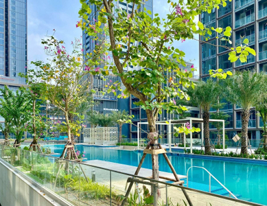 Tiện ích căn hộ Empire City, Quận 2 Căn hộ có 2 phòng ngủ Empire City tầng 26 diện tích 91.4m2, đầy đủ nội thất.