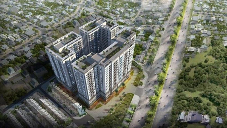 Căn hộ Lavita Charm, Quận Thủ Đức Căn hộ Lavita Charm tầng 14 thiết kế 2 phòng ngủ, nội thất cơ bản.